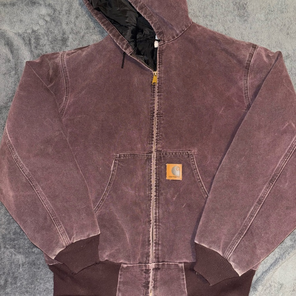 Carhartt VINTAGE Purple Hooded Jacket JO6BRG